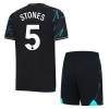 Manchester City Stones 5 Tredje 23-24 - Barn Draktsett